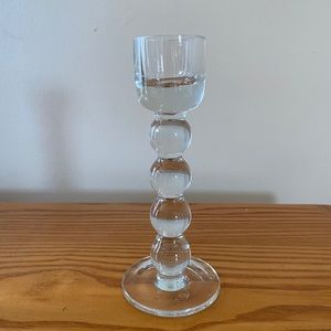 5/$25 sale-Glass candle holder